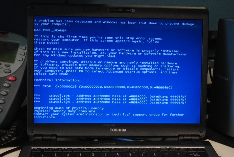 Penyebab Blue Screen pada Laptop Itu Ada Banyak! (flckr.com)